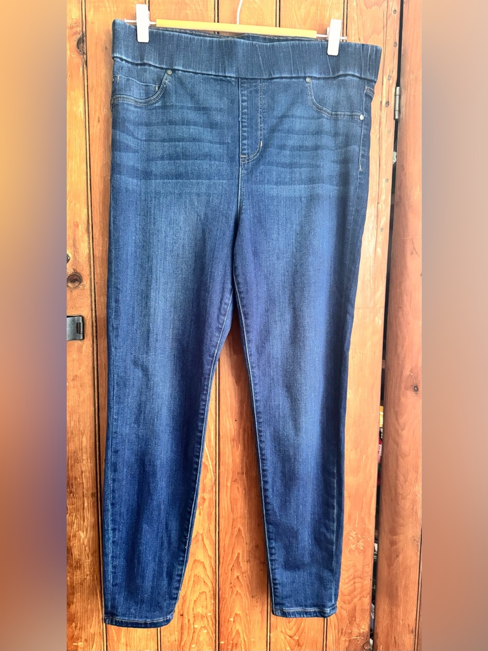 Women’s Liverpool Sienna Silky Soft Denim Pull On Elastic Waist Jeans,Size 14/32